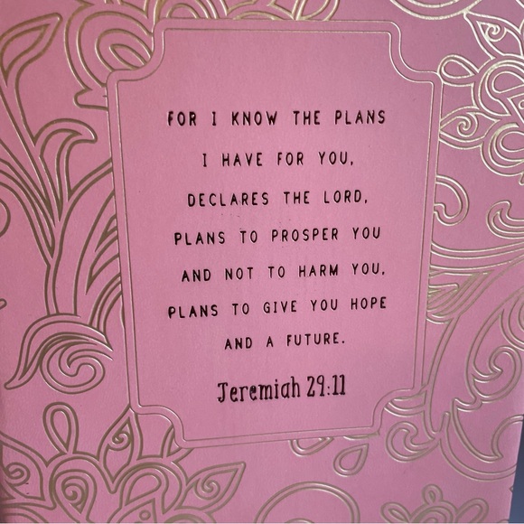 Orange and gold Bible quote journal - Picture 4 of 7